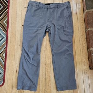 Columbia Mens Carpenter Pants 40 x 30 Gray Denim Jeans Straight Fit Utility Work